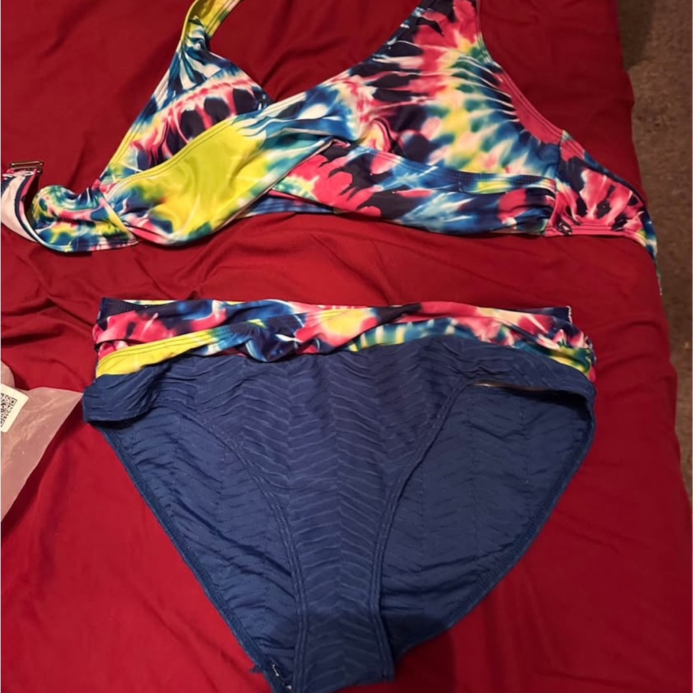 Vibrant Tie-Dye Bikini Set